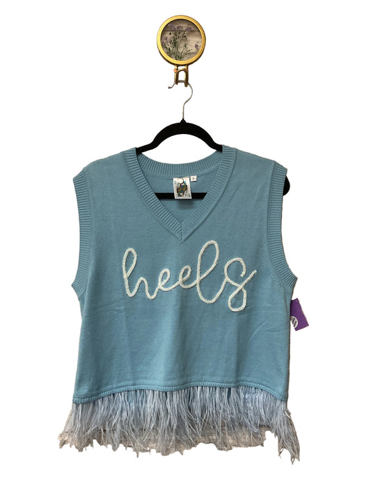Top Sleeveless By Cmb In Blue, Size:S