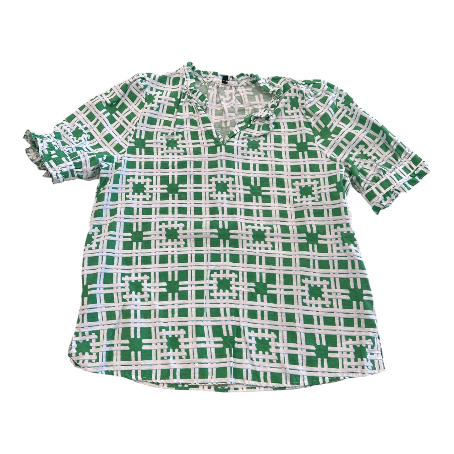 Top Ss By Michelle Mcdowell In Green, Size:M