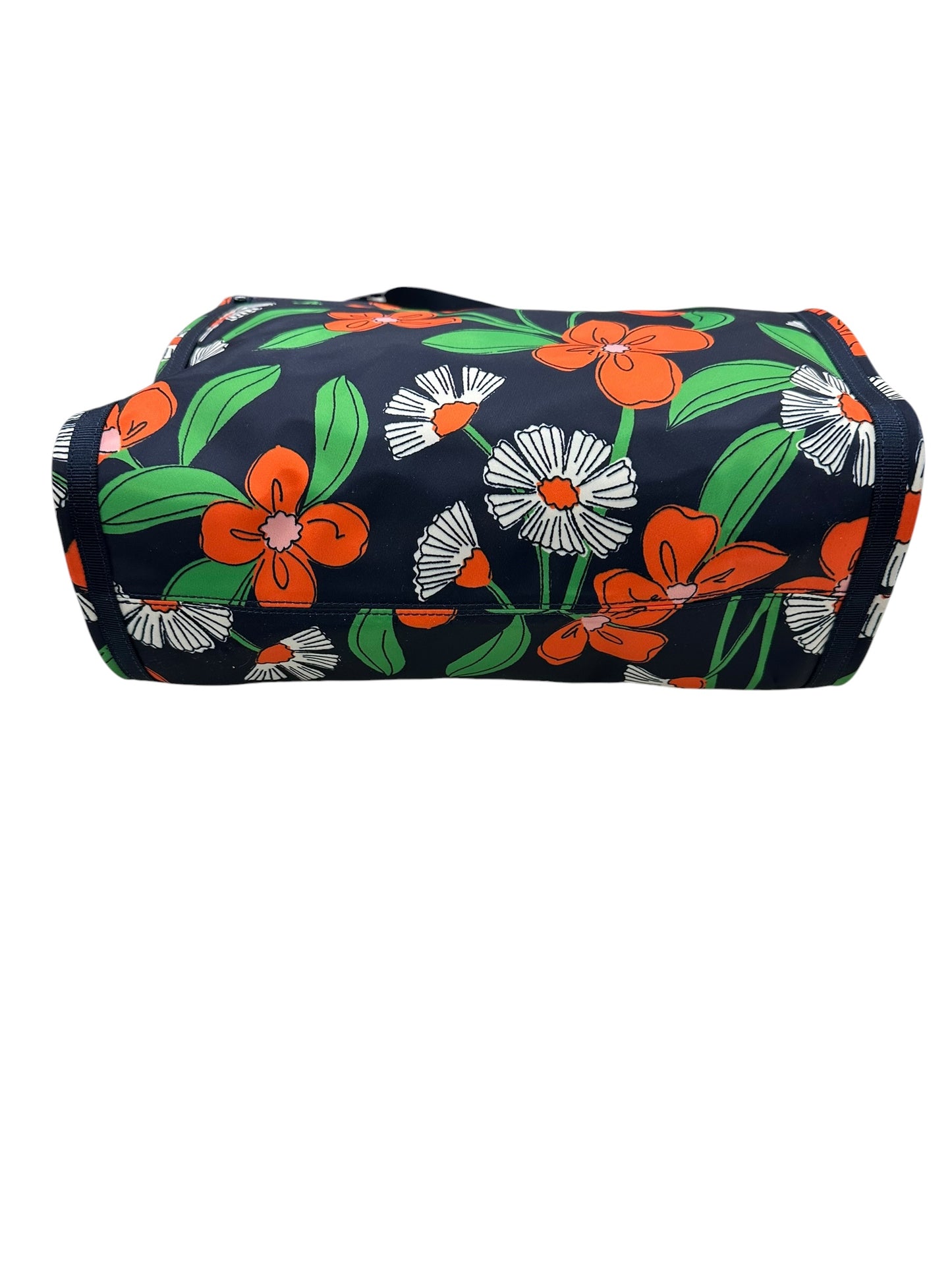 Handbag Designer By Kate Spade In Blue & Orange, Size:Medium