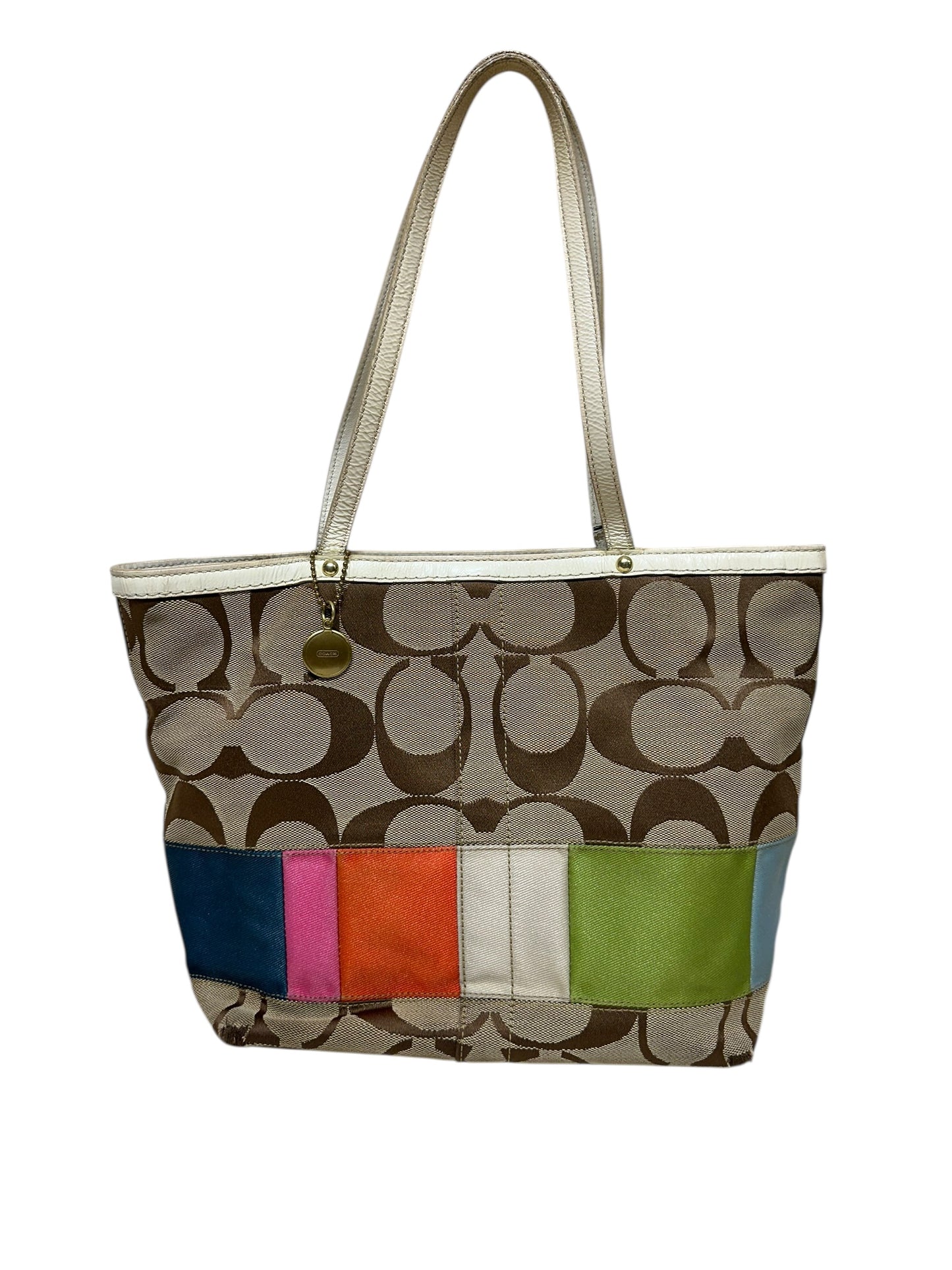 Handbag Designer By Coach In Multi, Size:Small