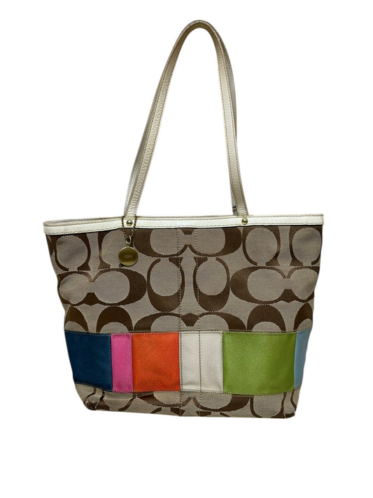 Handbag Designer By Coach In Multi, Size:Small