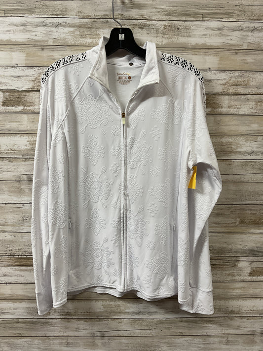 Jacket Designer By Lilly Pulitzer In White, Size:Xl