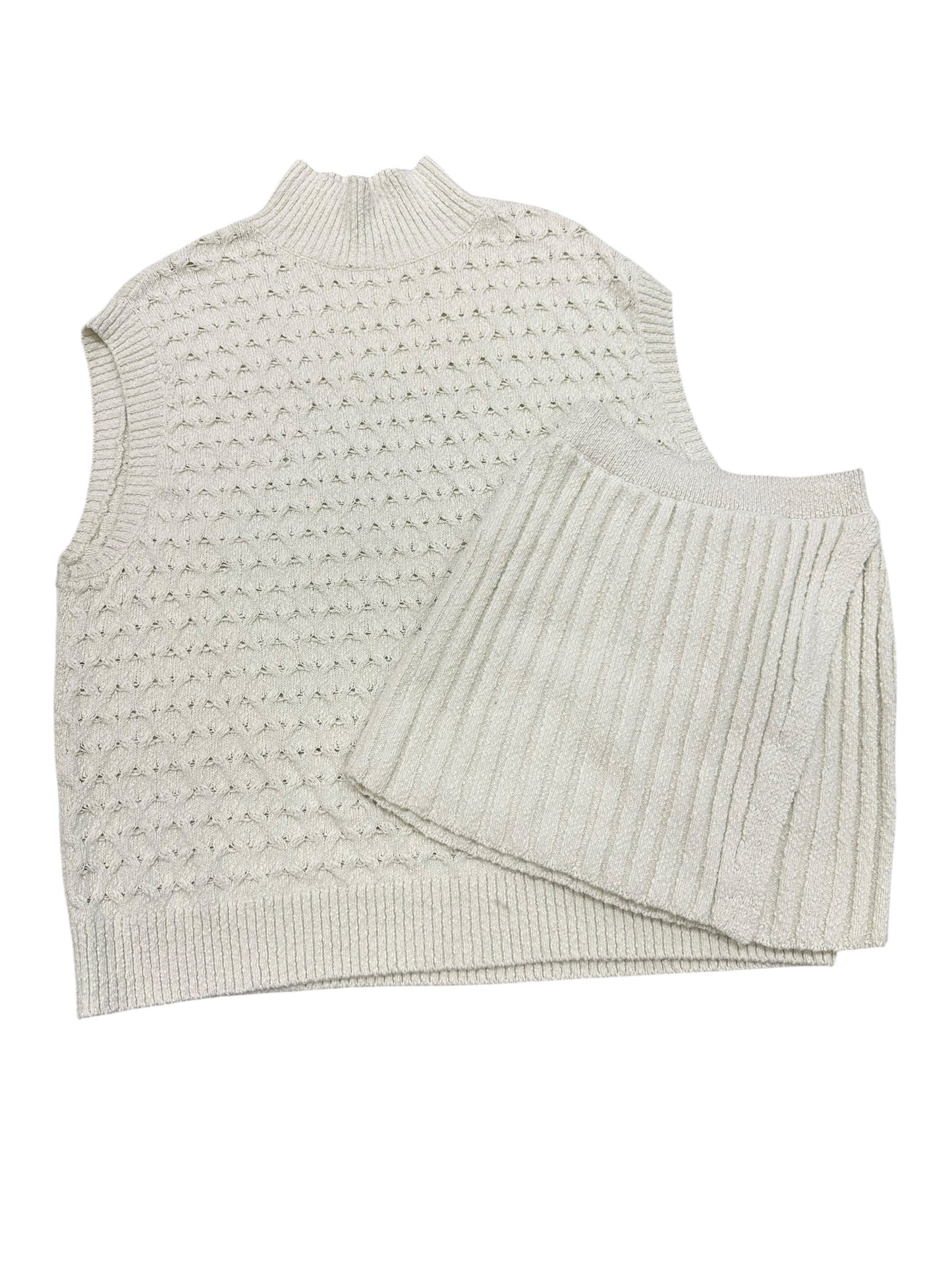 Skirt Set 2Pc By Free People In Cream, Size:Xs