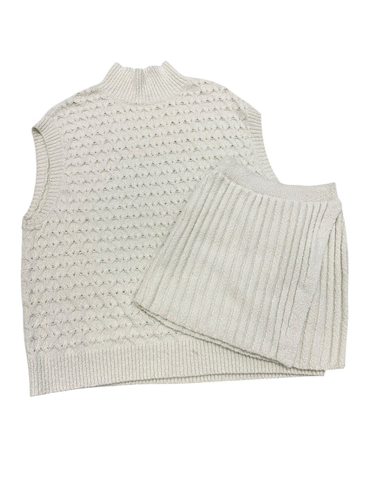 Skirt Set 2Pc By Free People In Cream, Size:Xs