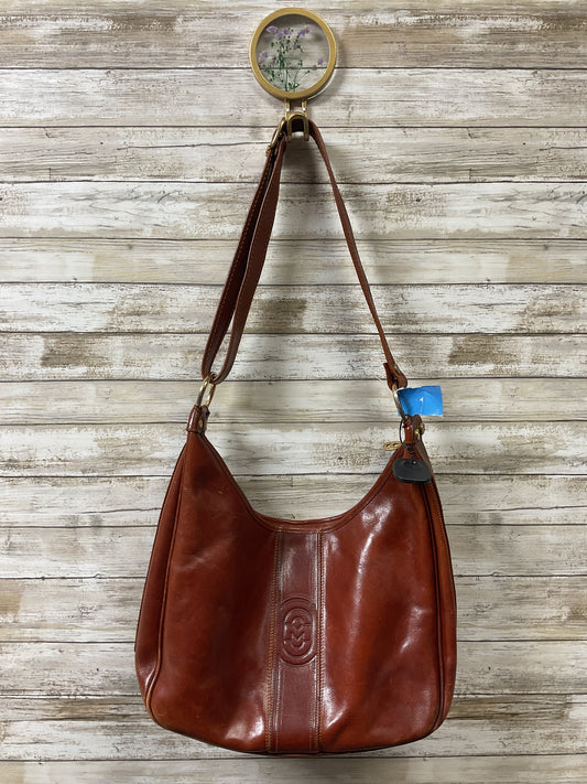 Handbag Leather By Cma In Brown, Size:Large