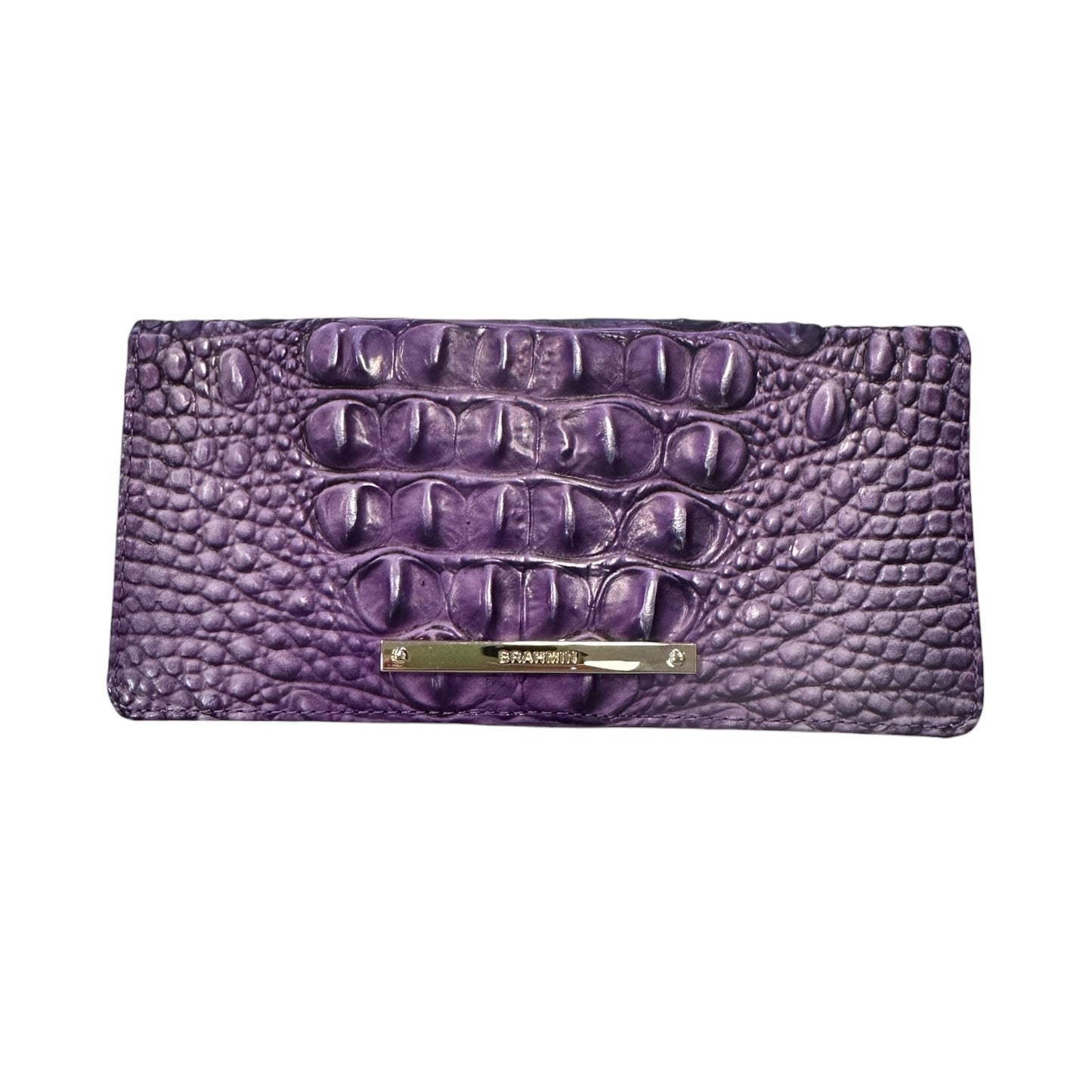 Crossbody Designer By Brahmin In Purple, Size:Medium