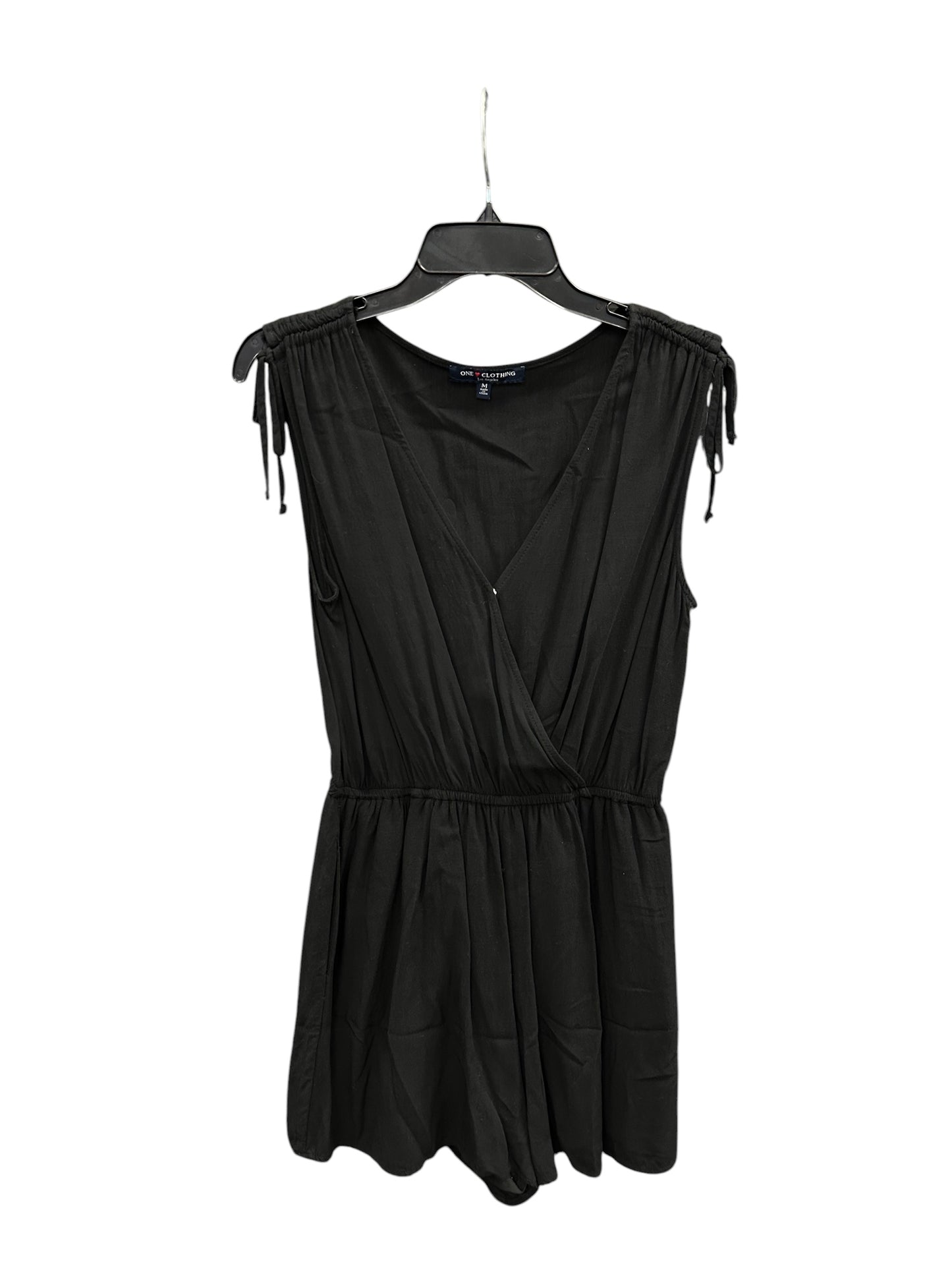Romper By One Clothing In Black, Size:M