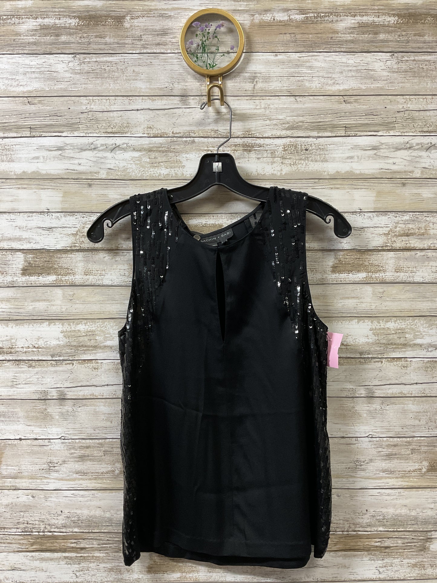 Top Sleeveless By Sachin & Babi In Black, Size:Xs