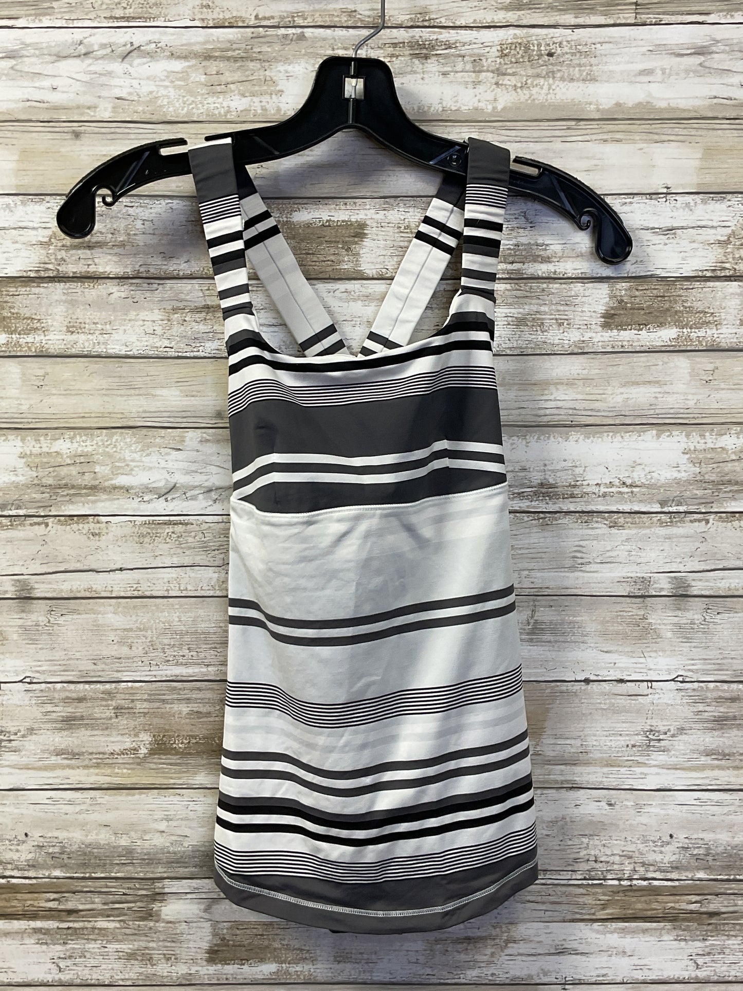 Athletic Tank Top By Lululemon In Striped Pattern, Size:2