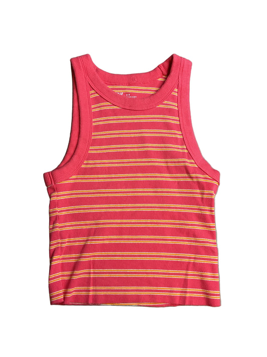 Tank Top By Aerie In Pink & Yellow, Size:S
