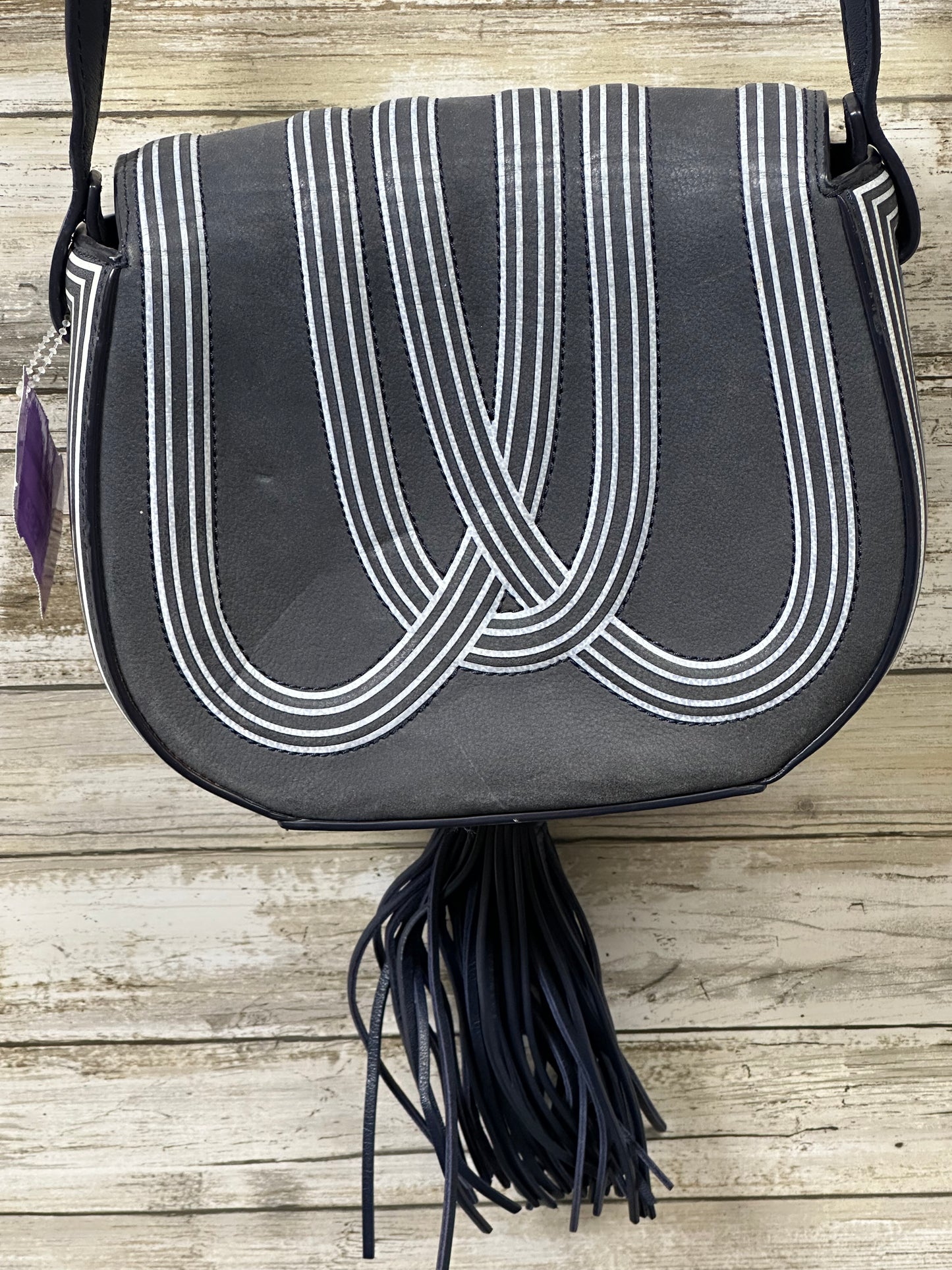 Crossbody Designer By Tory Burch In Navy, Size:Small