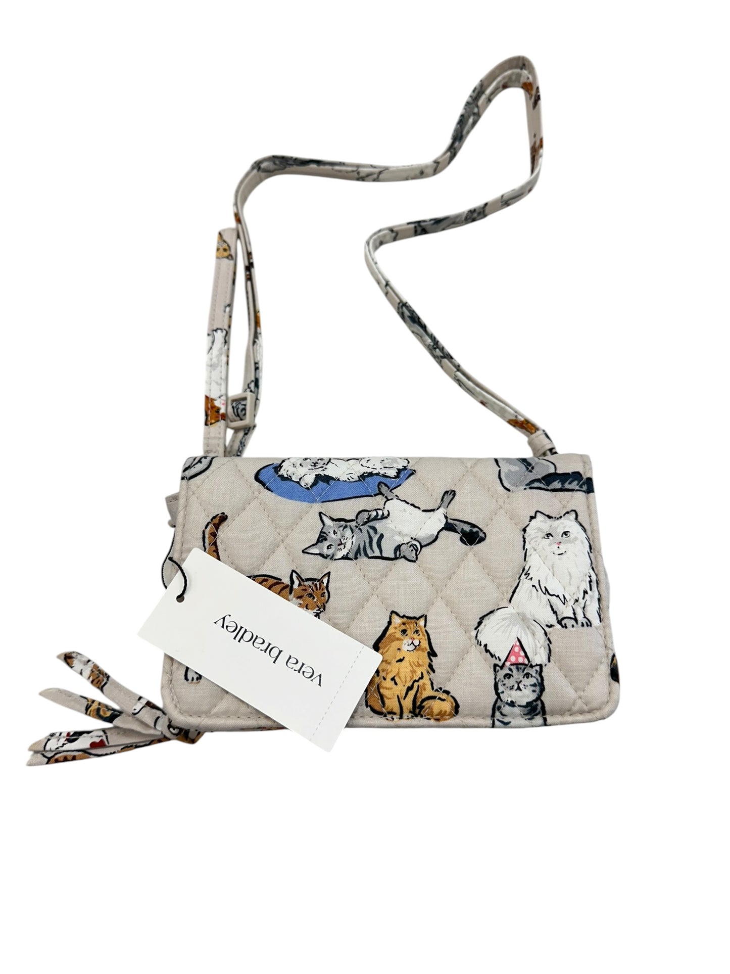 Crossbody By Vera Bradley In Tan, Size:Small