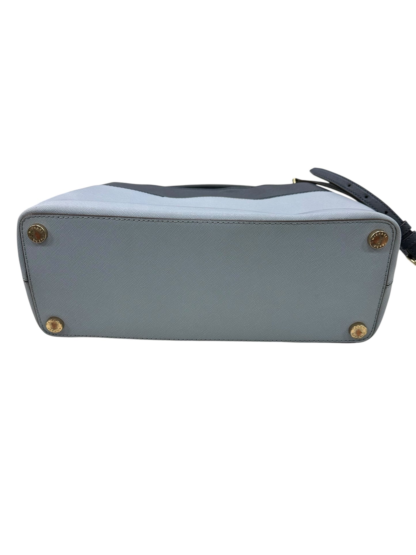 Handbag Designer By Michael Kors In Blue, Size:Large