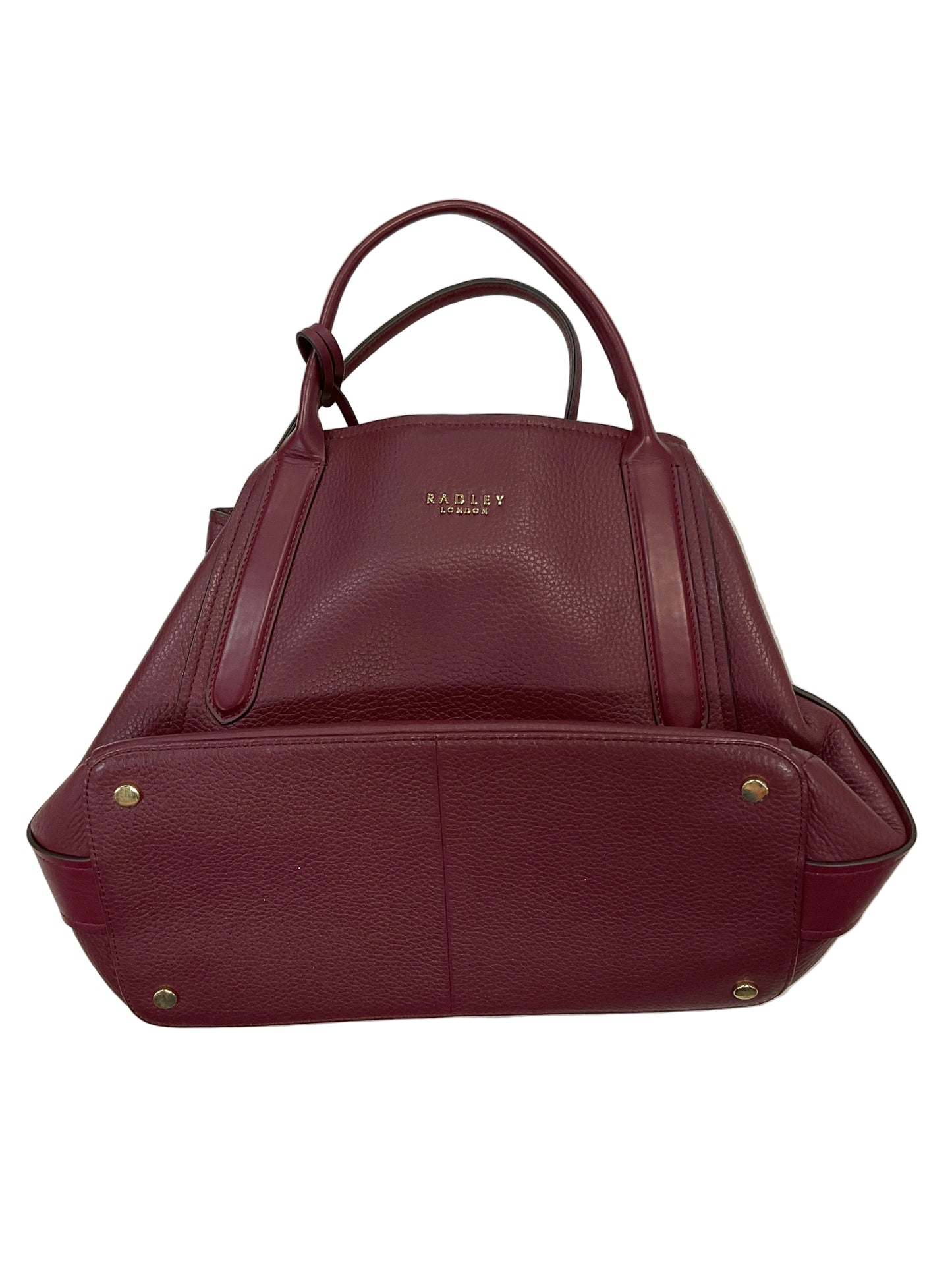 Handbag Leather By Radley London In Purple, Size:Medium