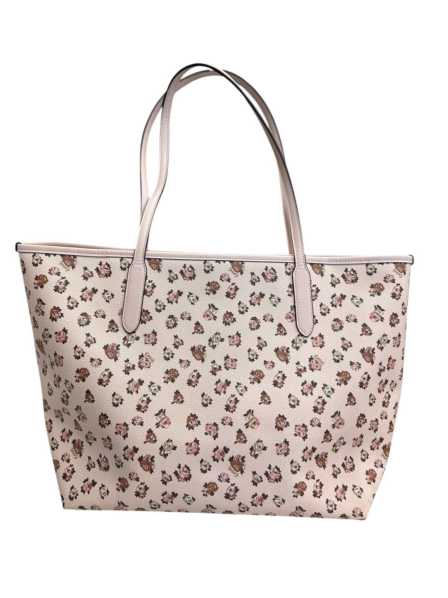 Handbag Designer By Coach In Pink, Size:Large