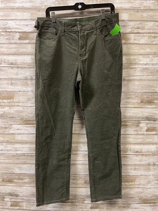 Pants Corduroy By St Johns Bay In Green, Size:14