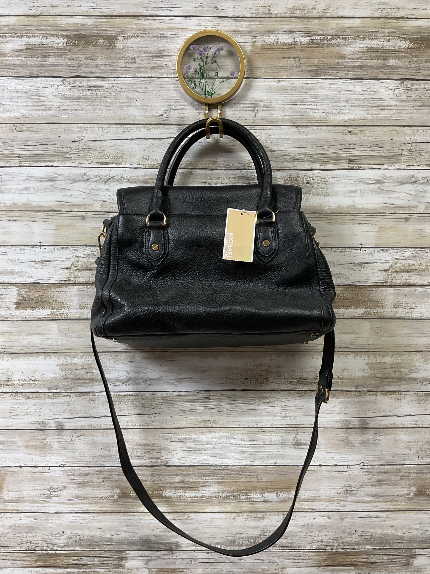 Handbag Designer By Michael Kors In Black, Size:Medium