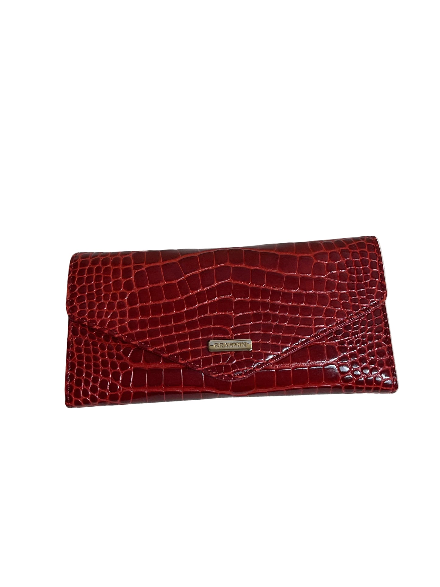 Wallet Designer By Brahmin In Red, Size:Medium