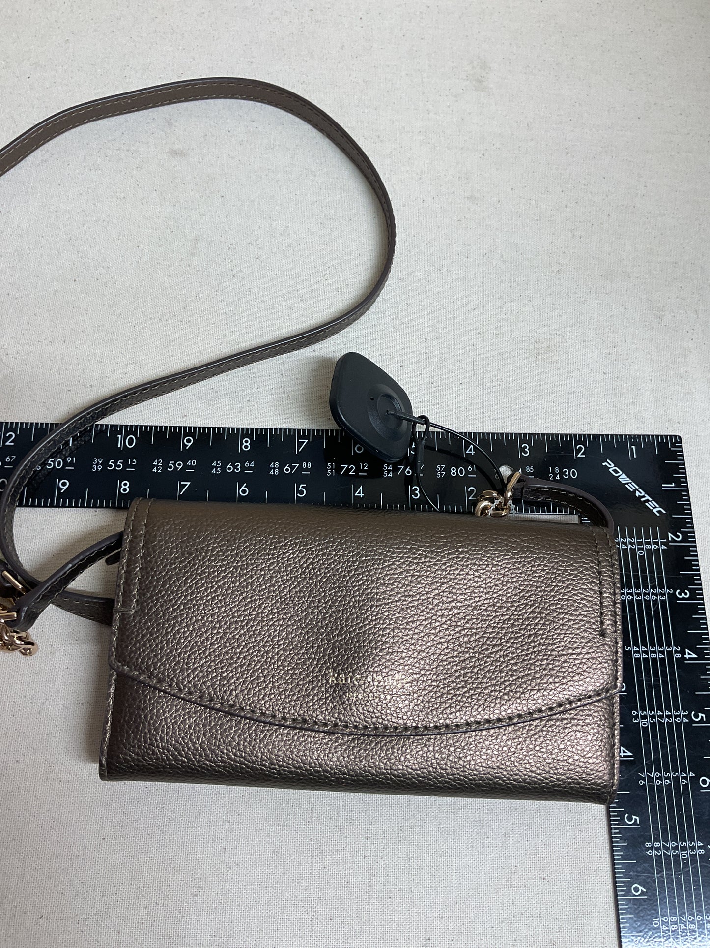 Crossbody Designer By Kate Spade In Bronze, Size:Small