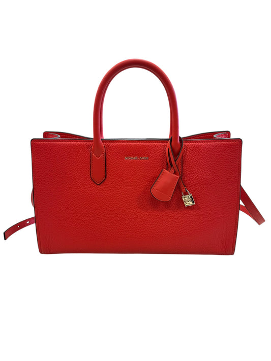 Handbag Designer By Michael Kors In Orange, Size:Large