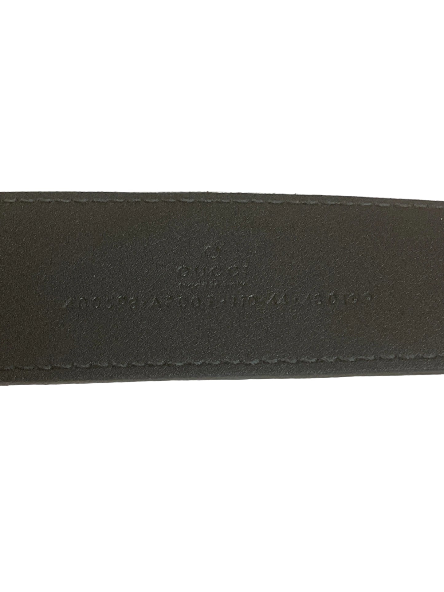 Belt Luxury Designer By Gucci In Black, Size: