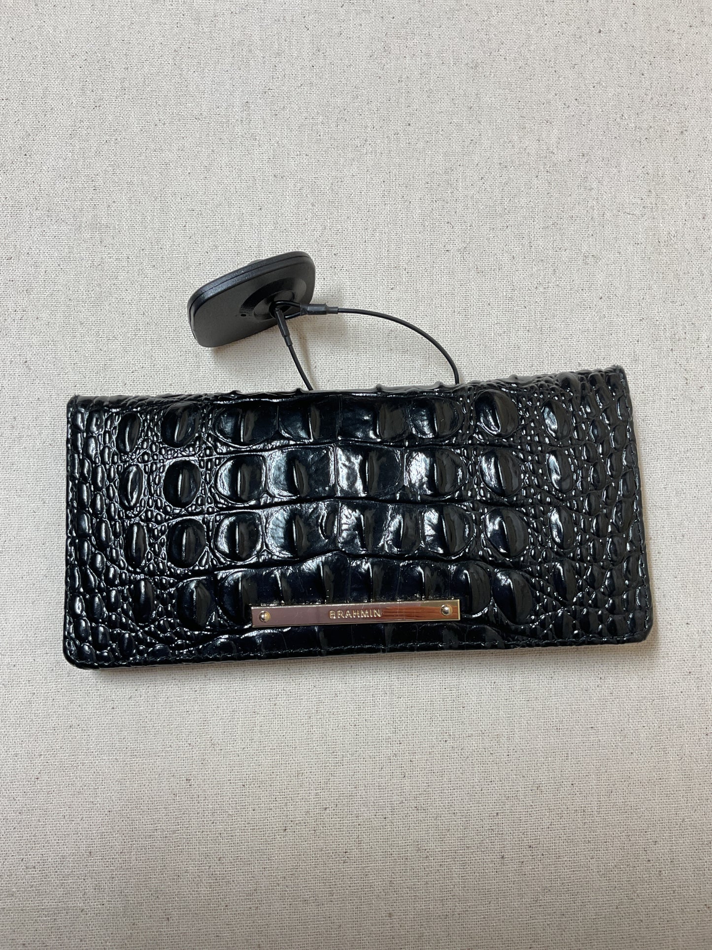 Wallet Designer By Brahmin In Black, Size:Medium