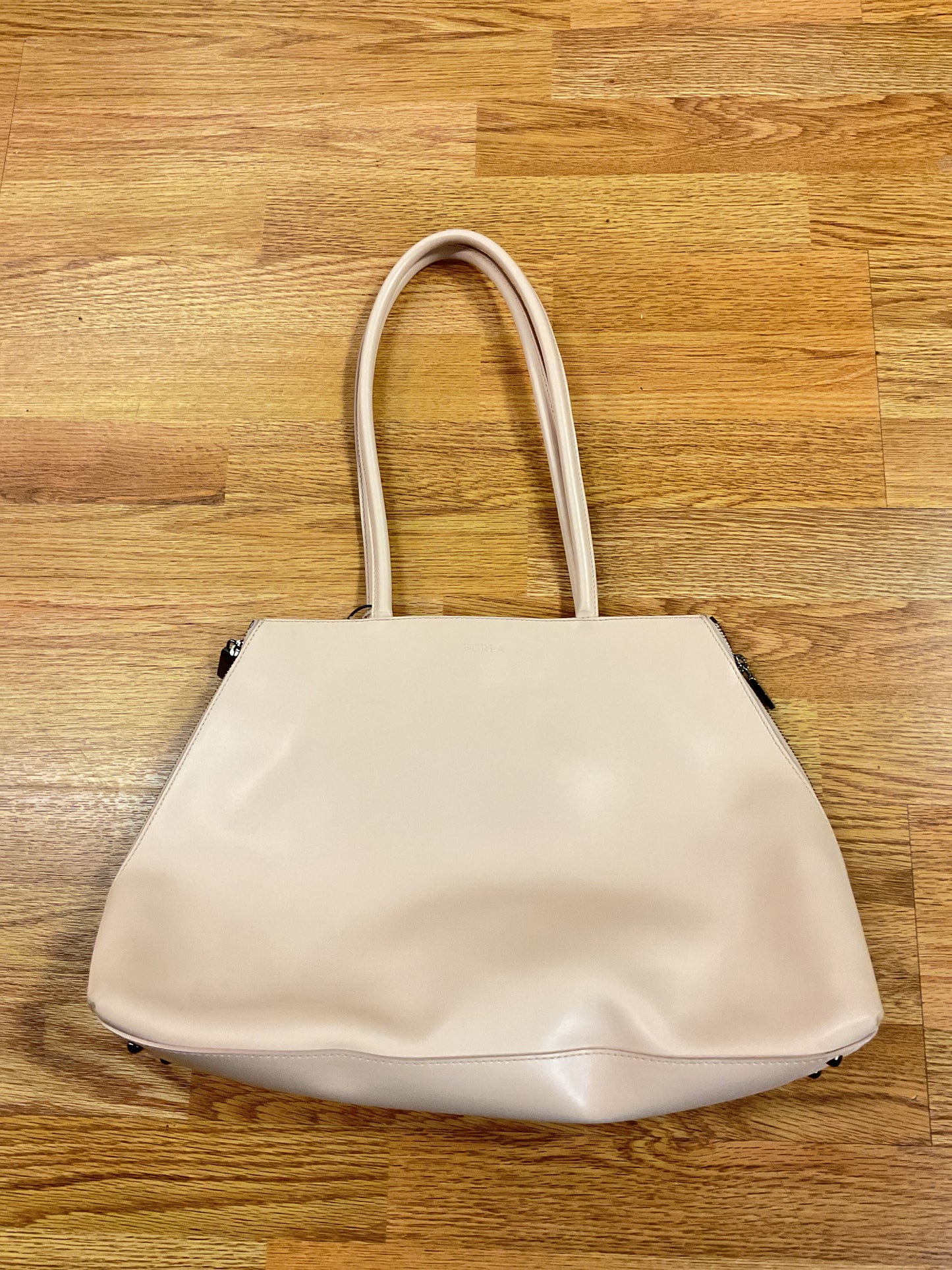 Handbag Designer By Furla In Tan, Size:Large