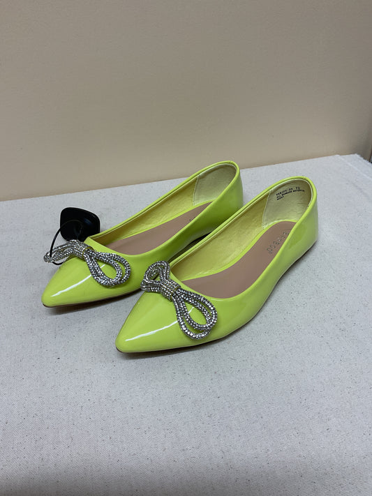 Shoes Flats By Bamboo In Yellow, Size:7.5