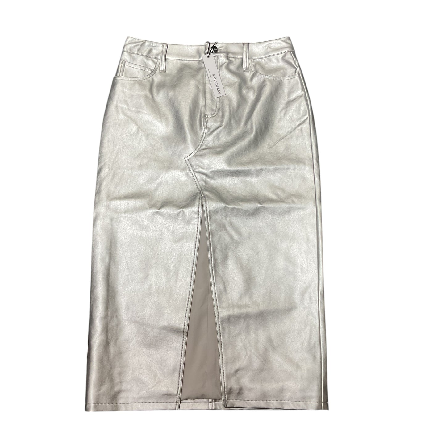 Skirt Midi By Sanctuary In Silver, Size:6