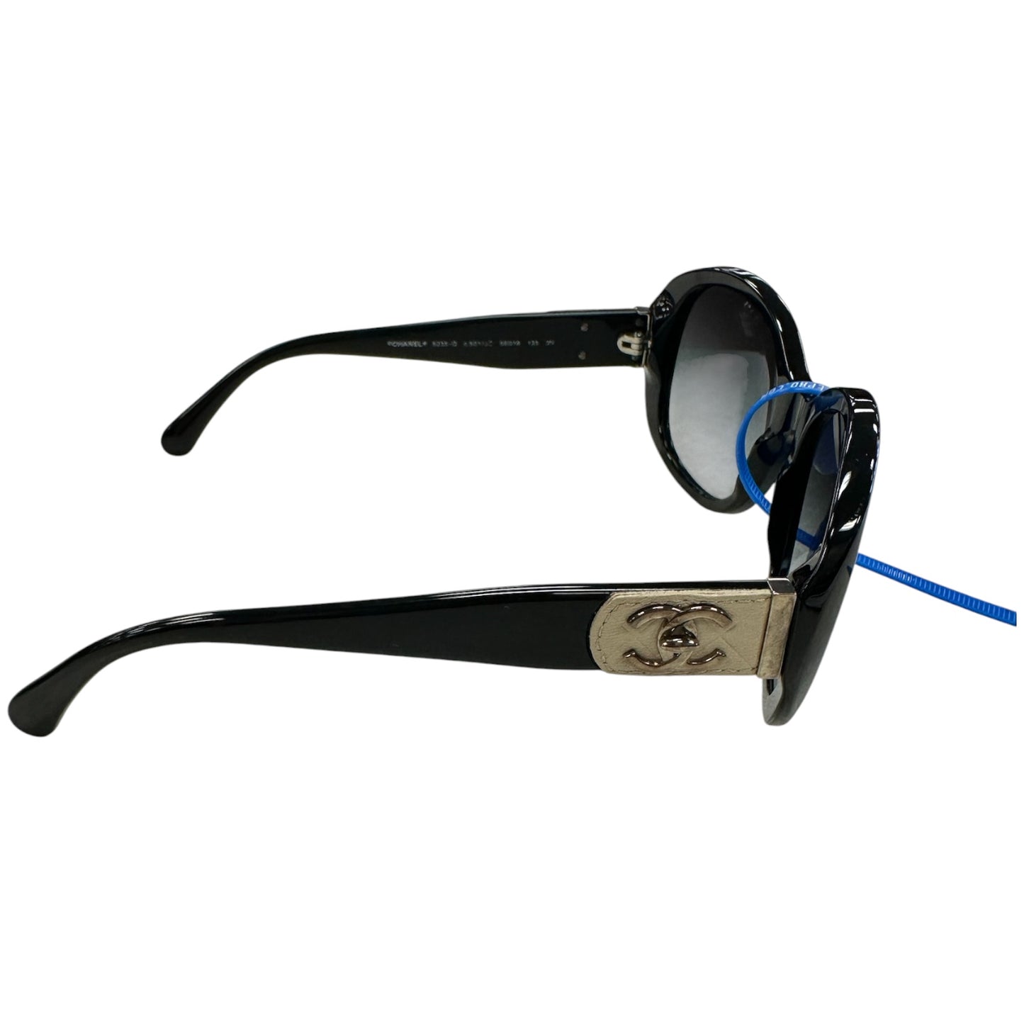 Sunglasses Luxury Designer By Chanel In Black, Size: