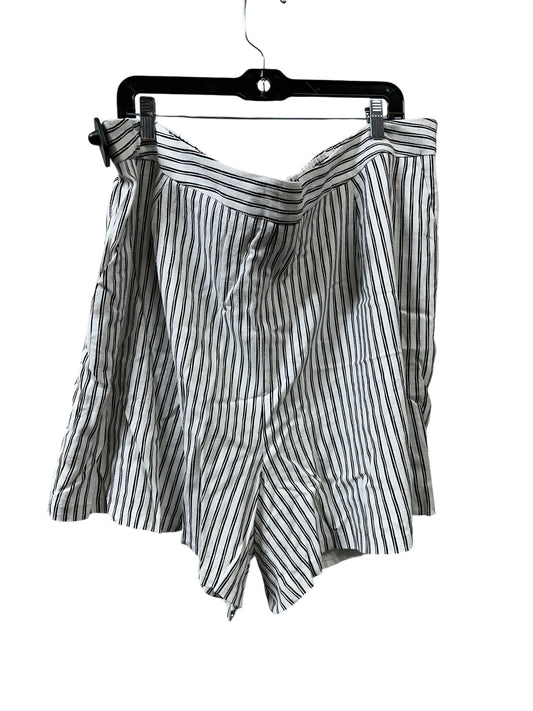 Shorts By Skies Are Blue In Striped Pattern, Size:3X