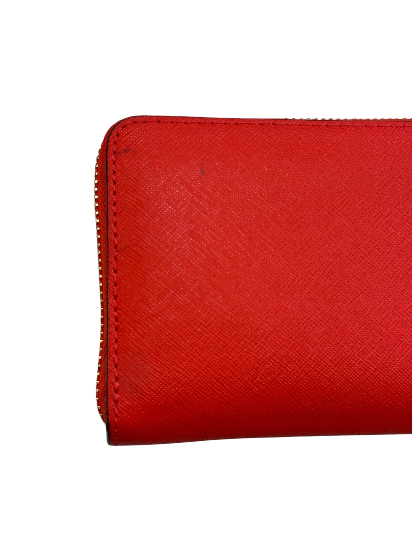 Wallet Designer By Michael Kors In Orange, Size:Large