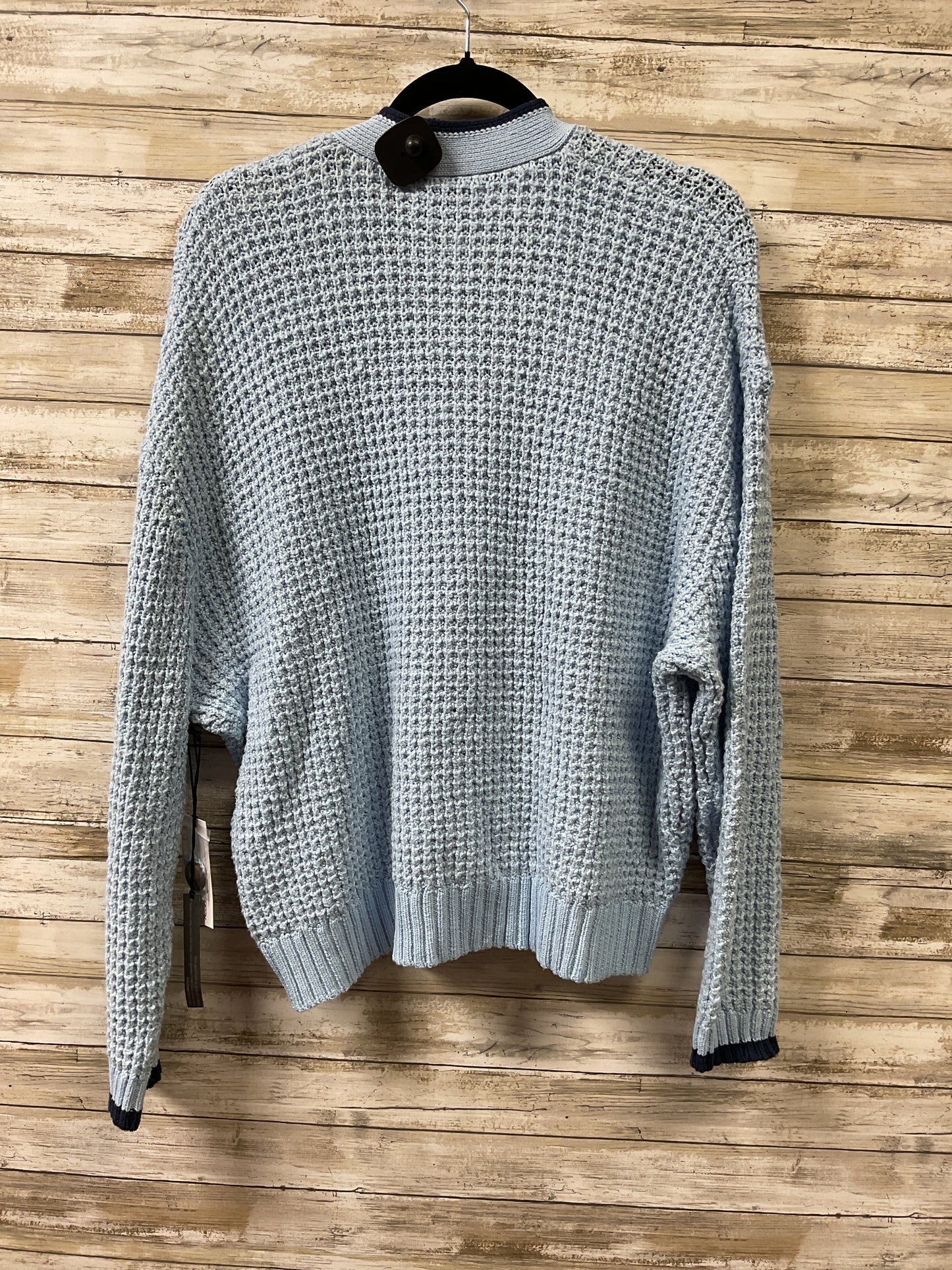 Sweater Cardigan By Michael Stars In Blue, Size:L