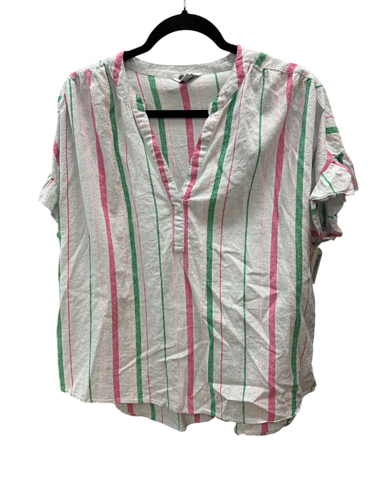 Top Ss By Crown And Ivy In Striped Pattern, Size:L