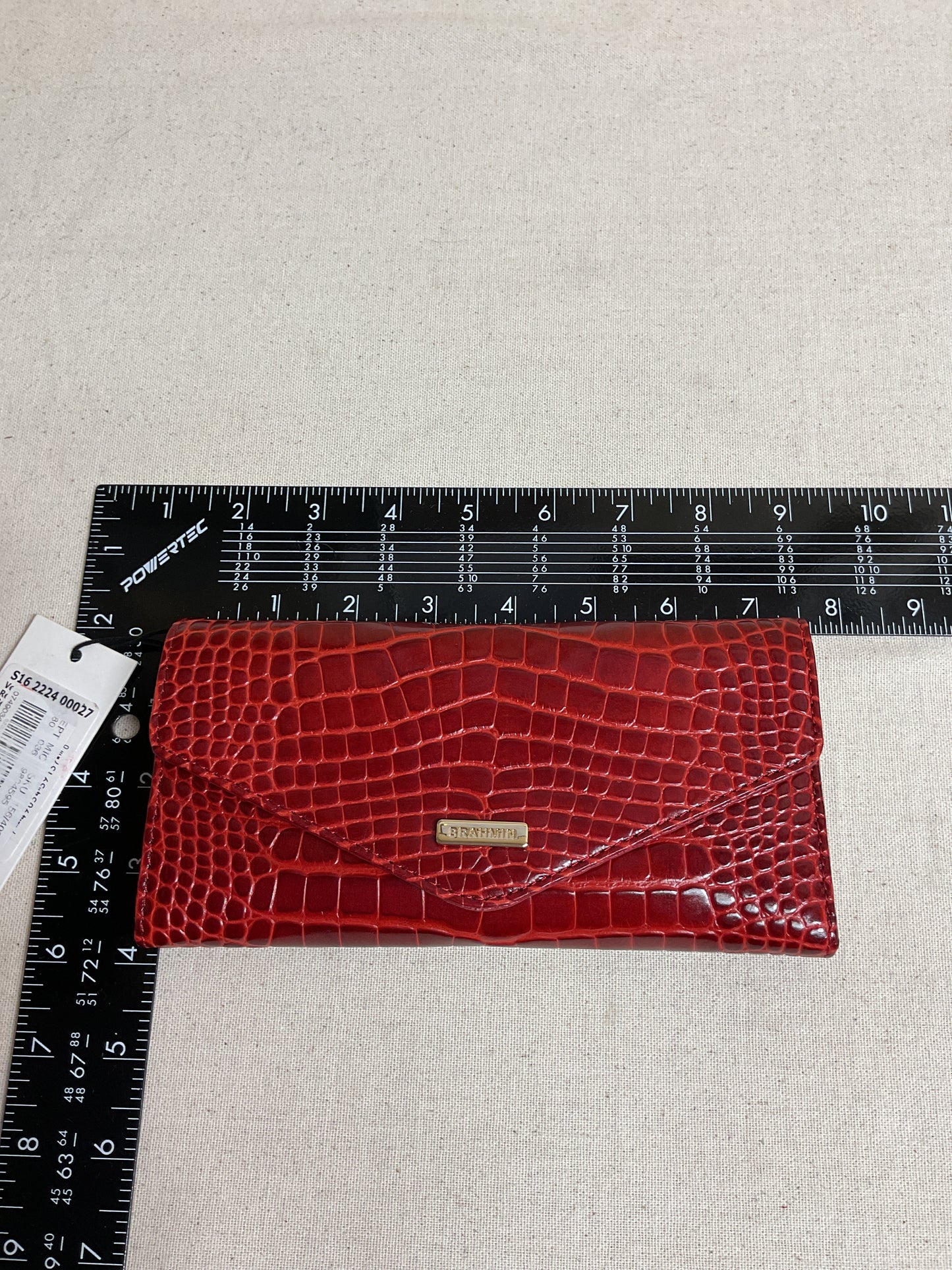 Wallet Designer By Brahmin In Red, Size:Medium