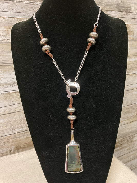 Necklace Statement By Cmb In Silver