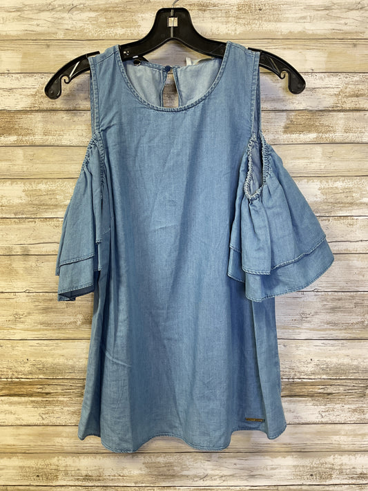 Top Ss By Michael By Michael Kors In Blue, Size:S