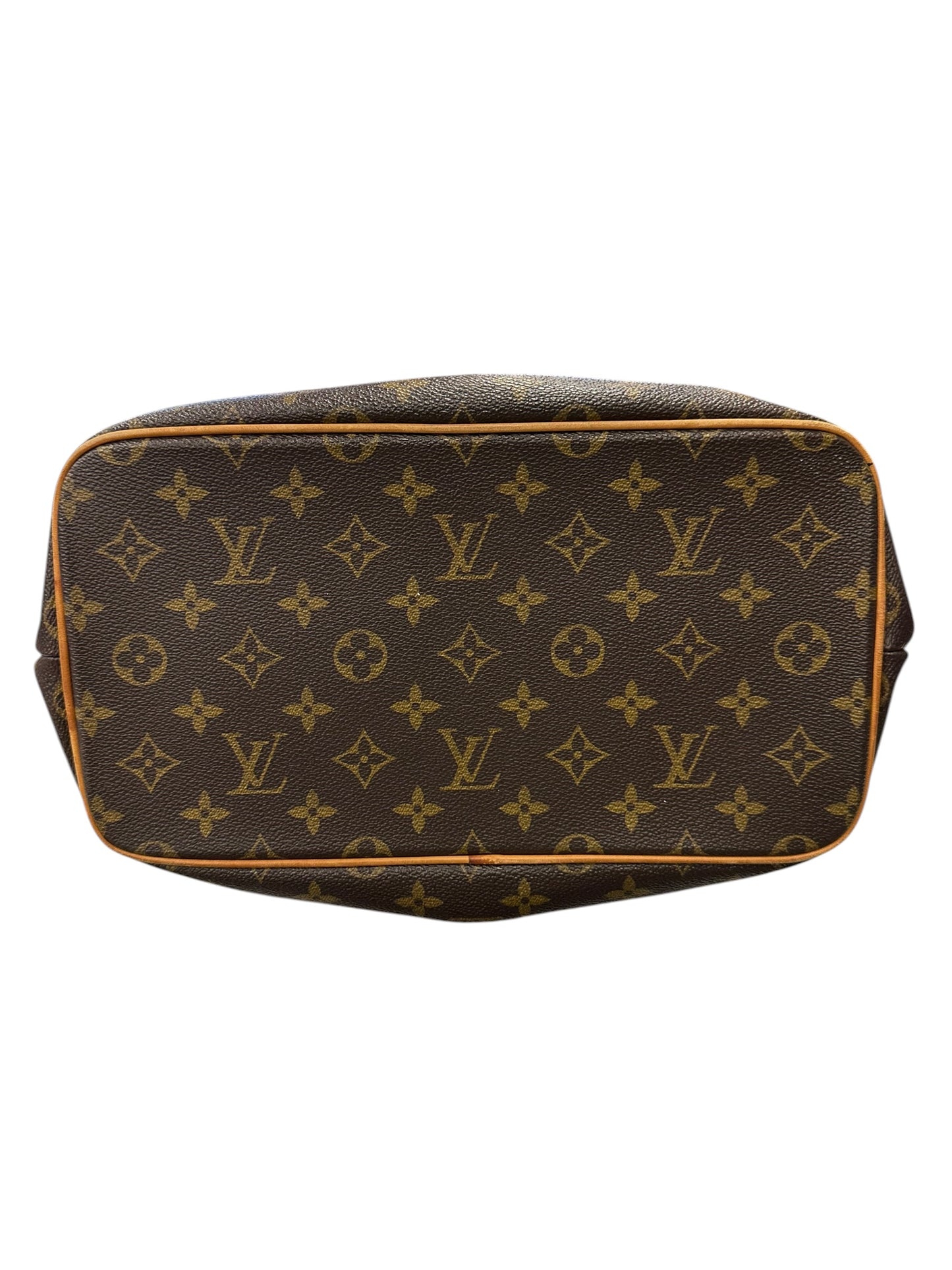 Handbag Luxury Designer By Louis Vuitton In Brown & Tan, Size:Large