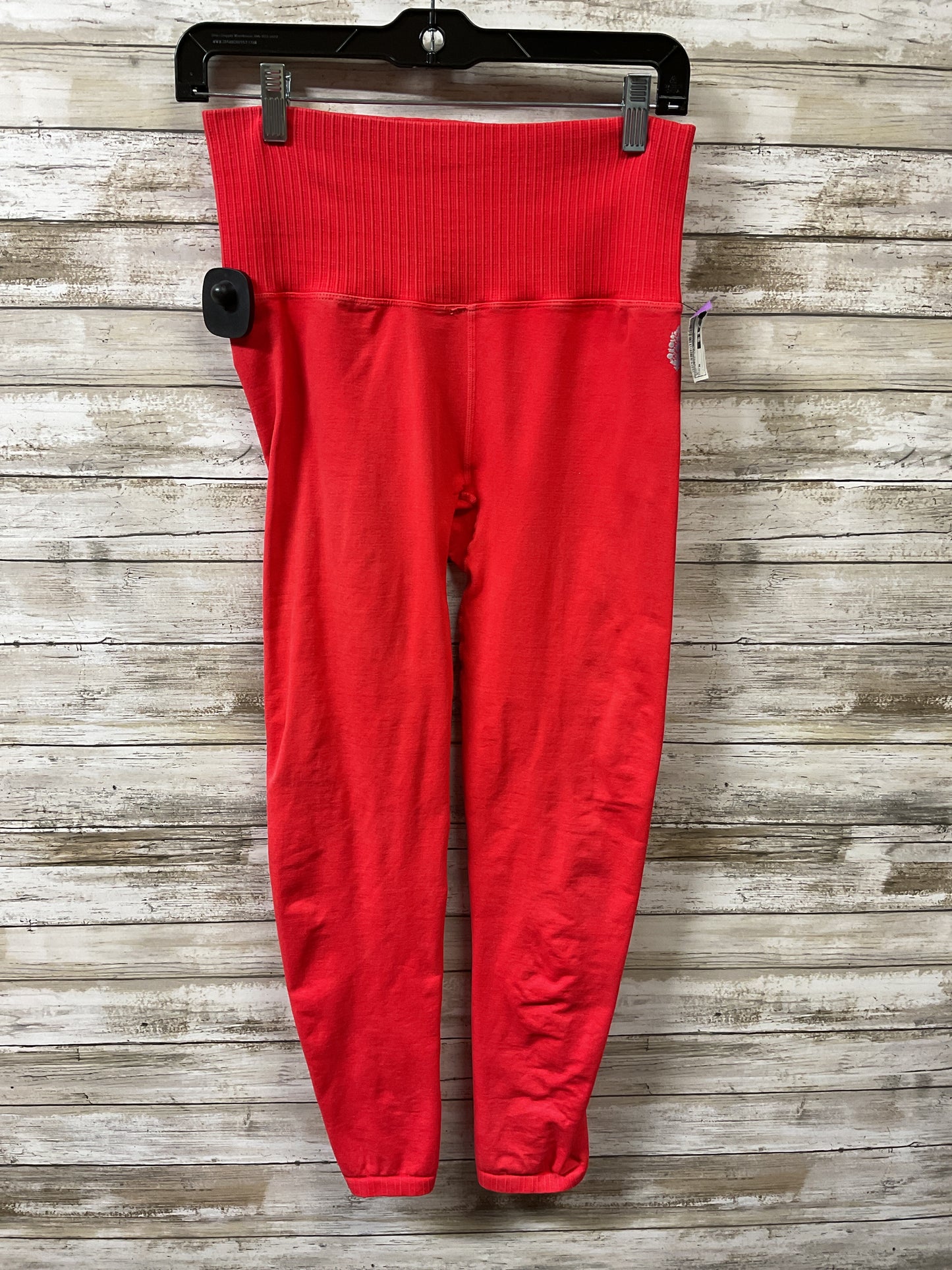 Athletic Leggings By Free People In Red, Size:M