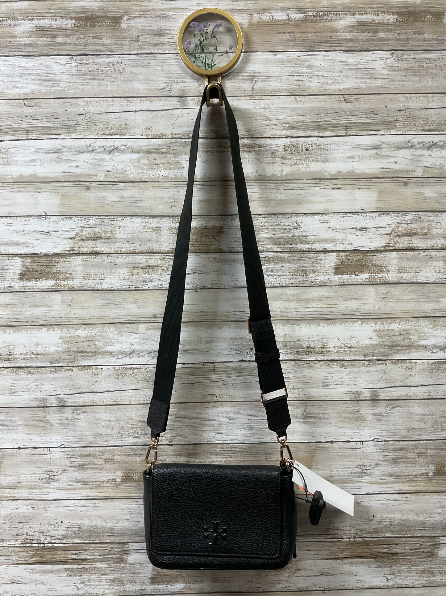 Crossbody Designer By Tory Burch In Black, Size:Small