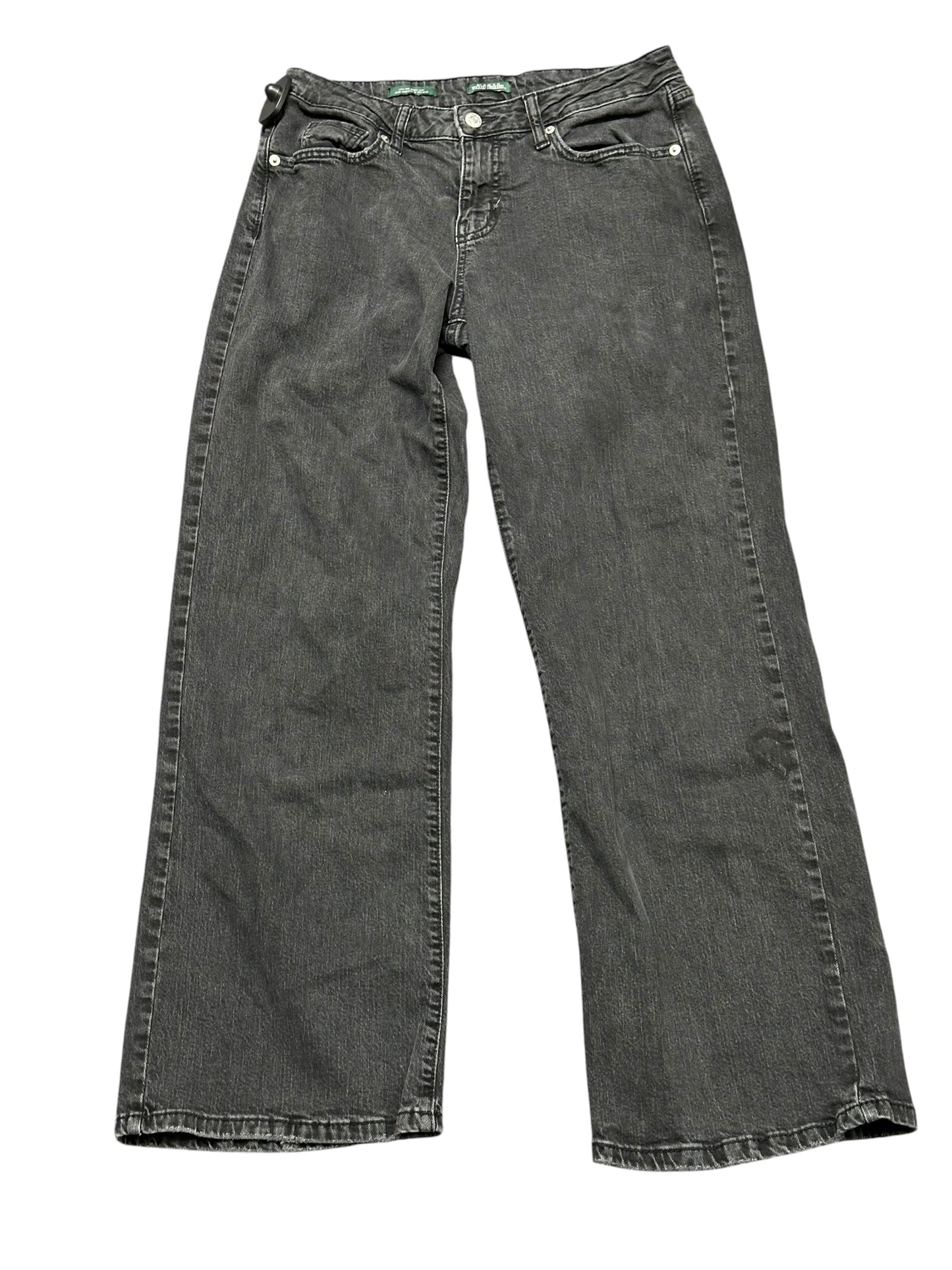 Jeans Wide Leg By Wild Fable In Black Denim, Size:6