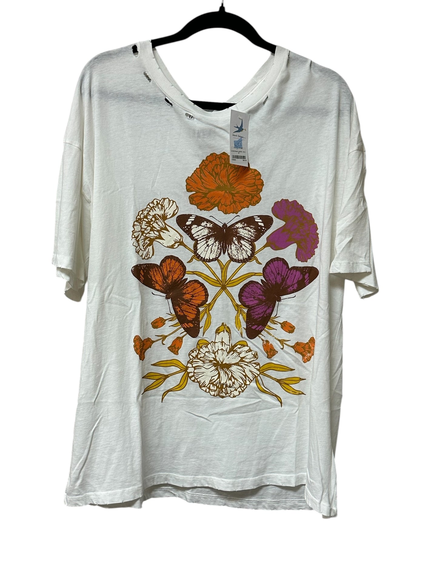 Top Ss By Vintage Canvas In White, Size:M