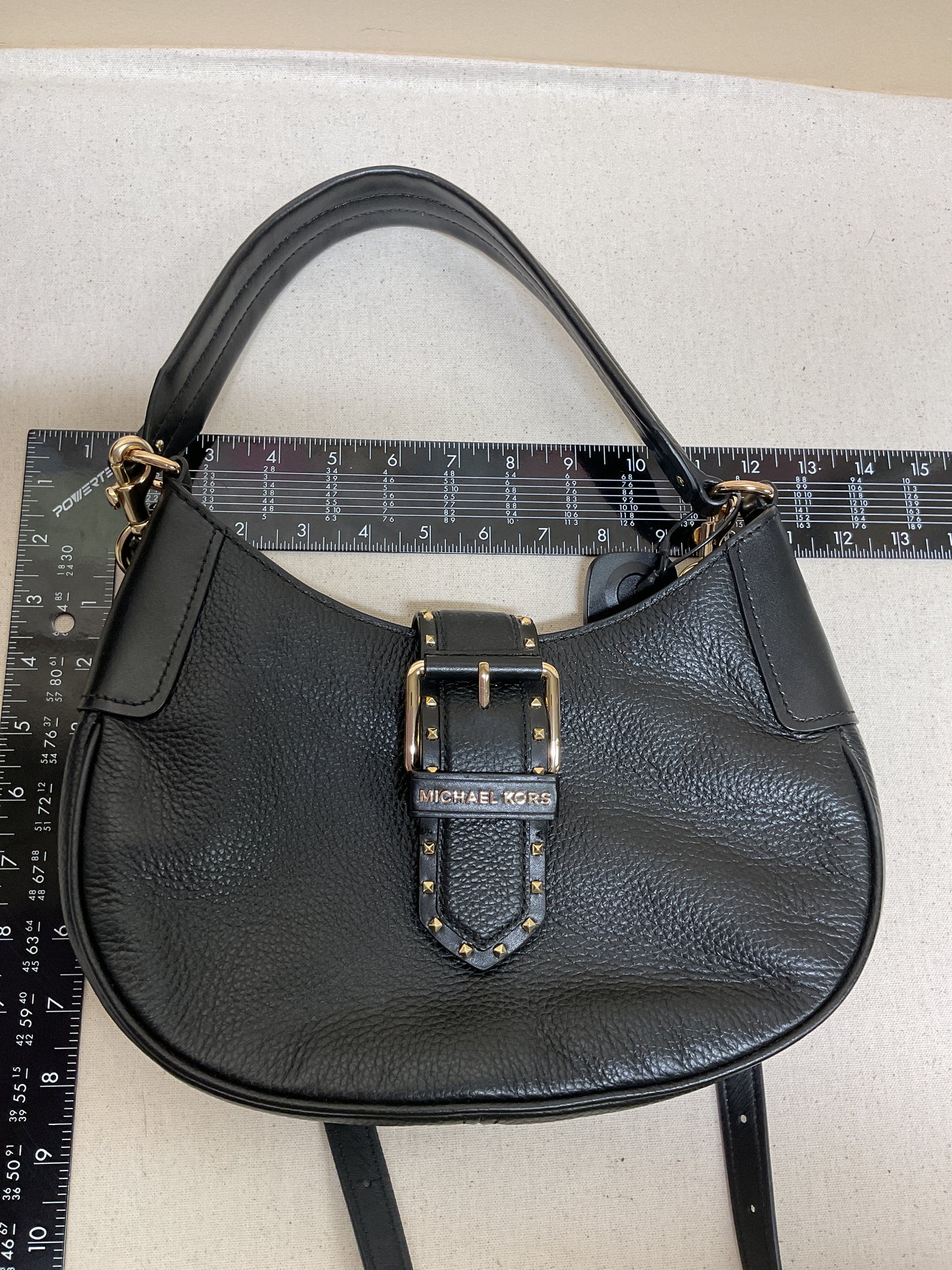 Crossbody Designer By Michael Kors In Black, Size:Medium