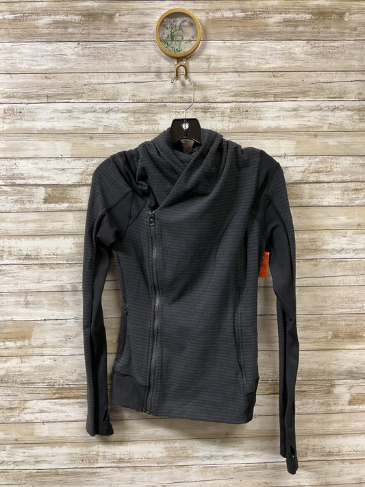 Athletic Jacket By Lululemon In Grey, Size:S