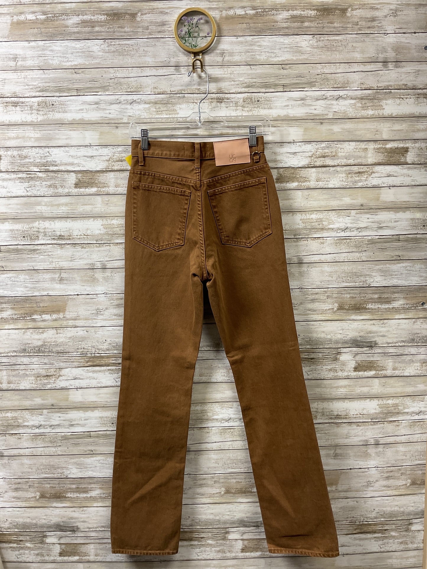 Jeans Straight By Ulla Johnson In Tan, Size:0