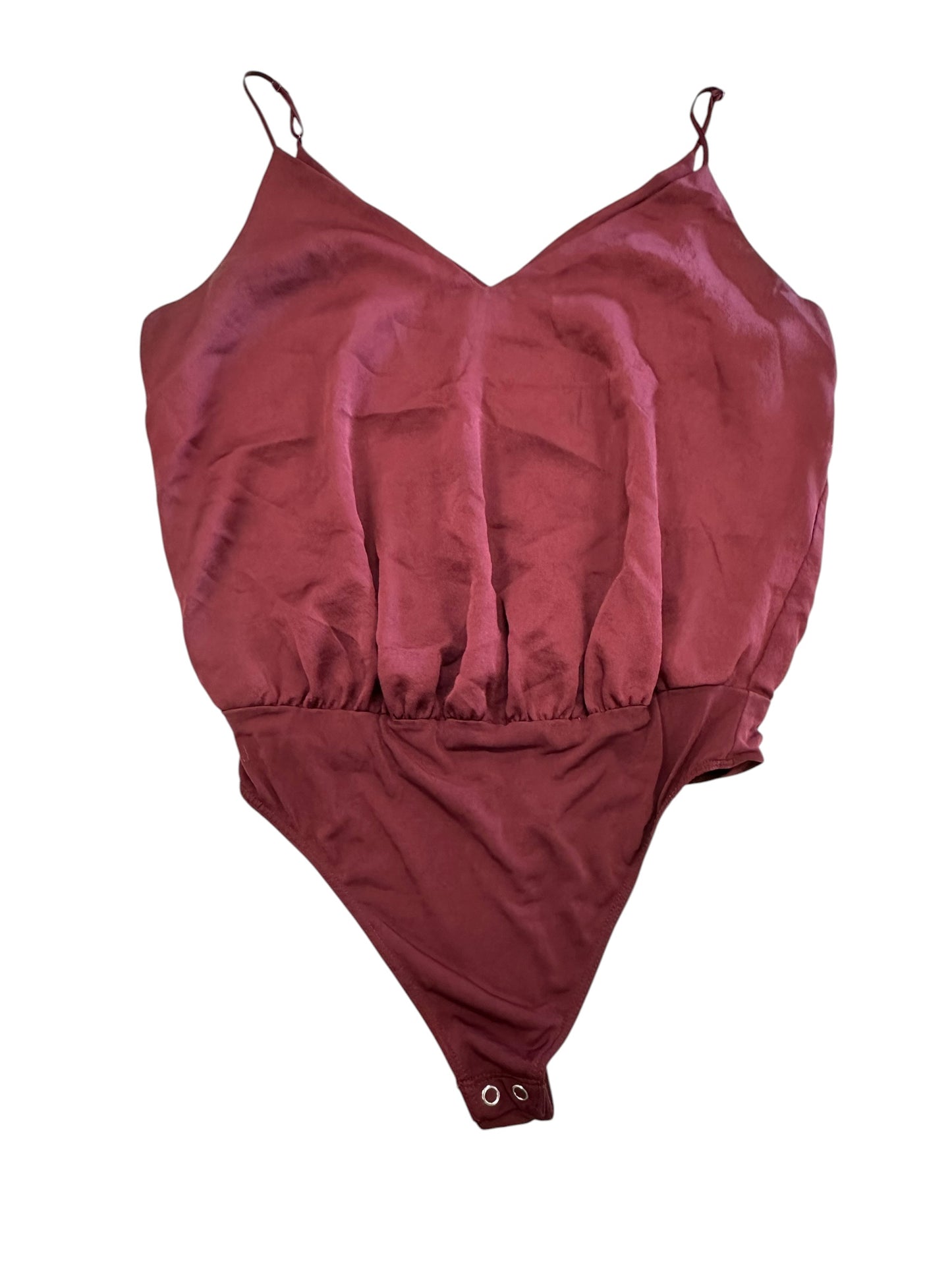 Bodysuit By Express In Red, Size:M