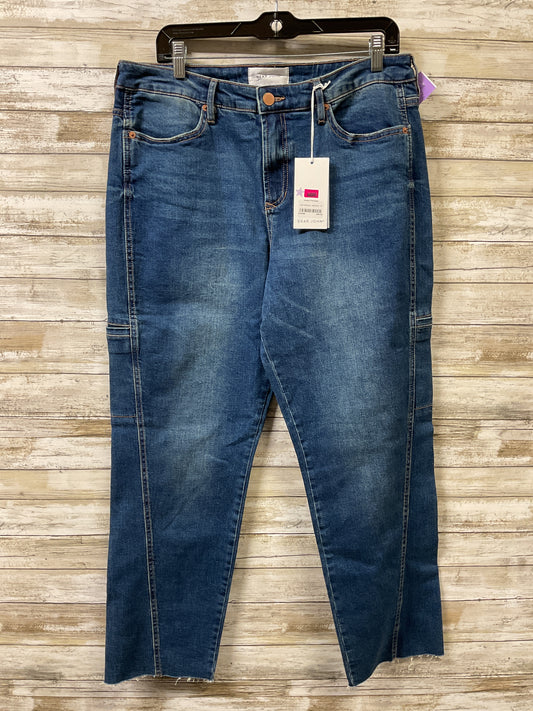 Jeans Straight By Dear John In Blue Denim, Size:12