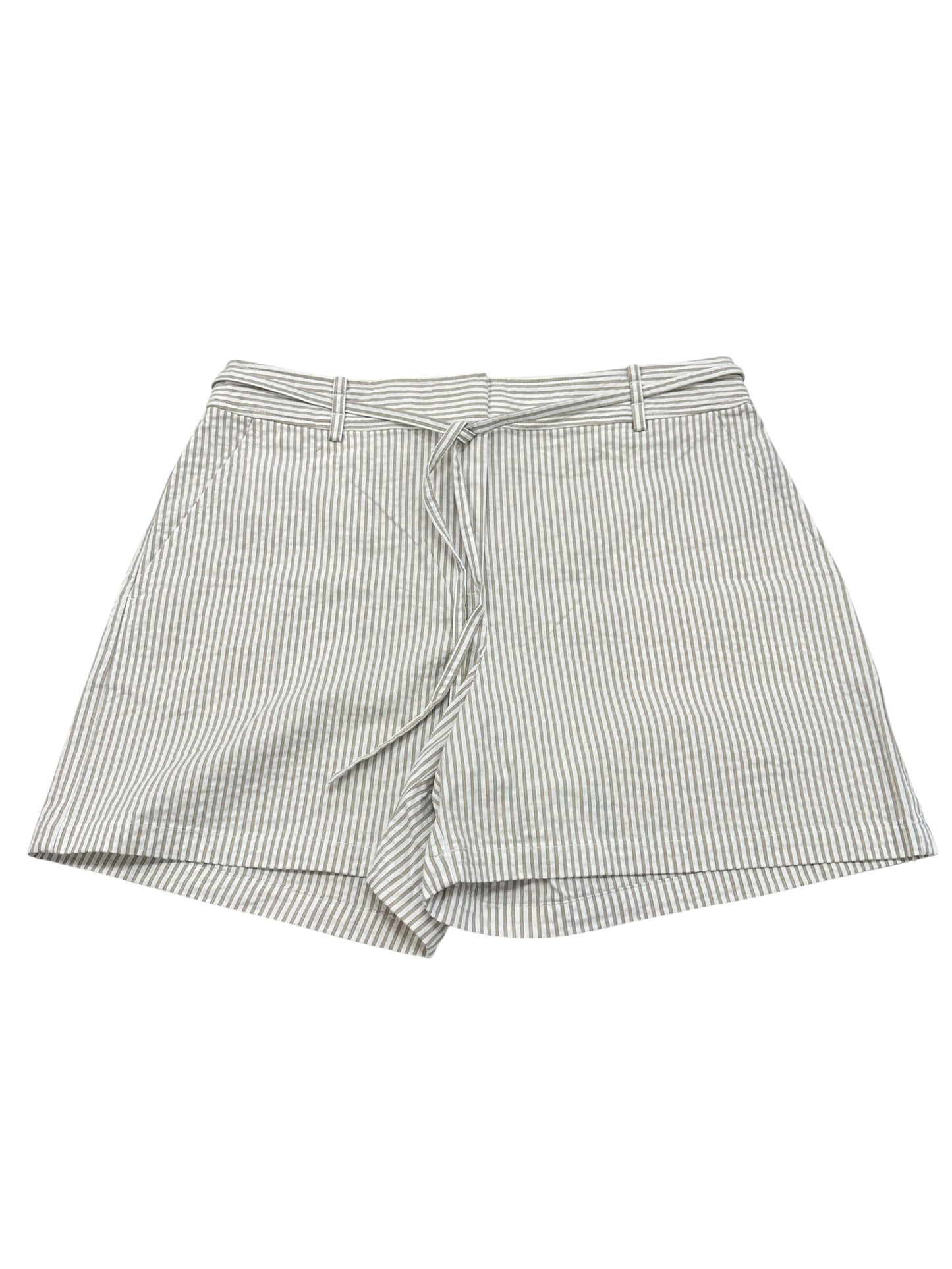 Shorts By Loft In Tan & White, Size:8