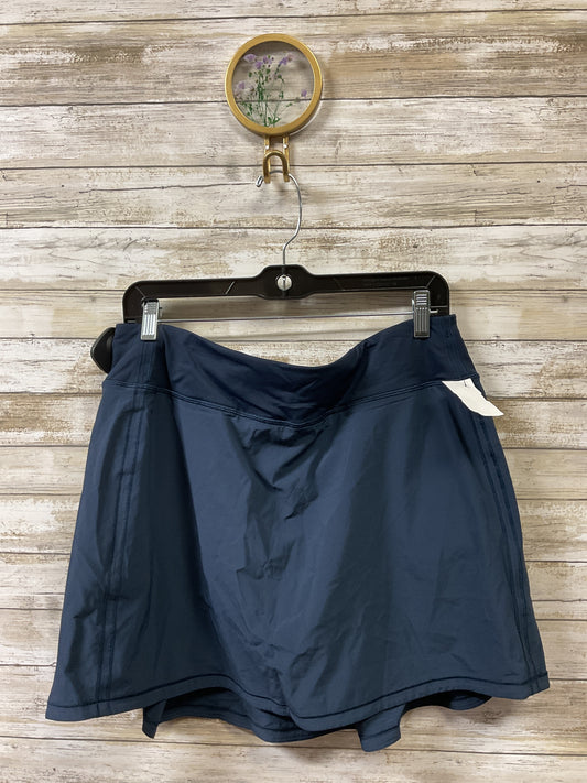 Athletic Skirt By Lululemon In Navy, Size:10