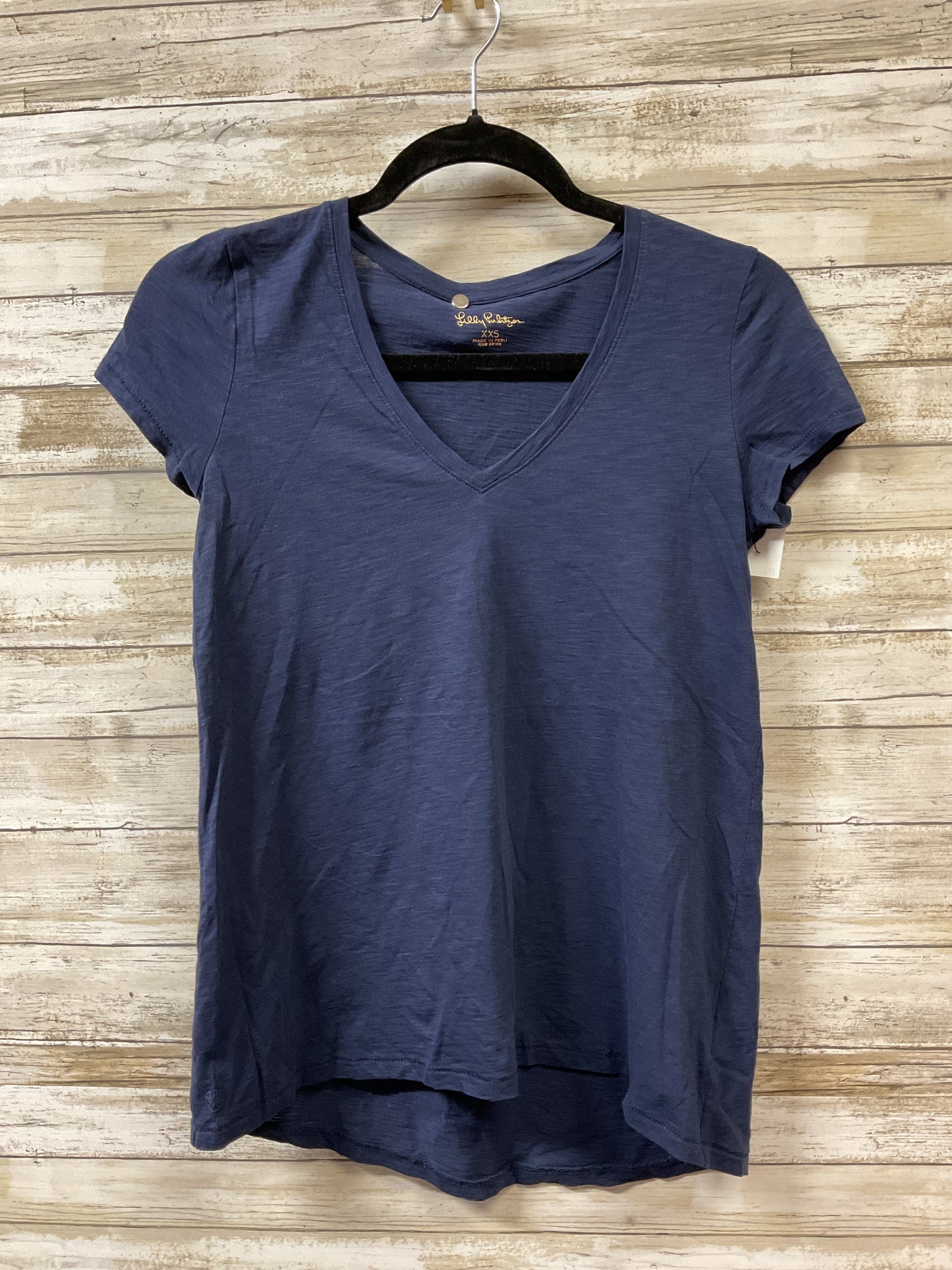 Top Ss Designer By Lilly Pulitzer In Navy, Size:Xxs